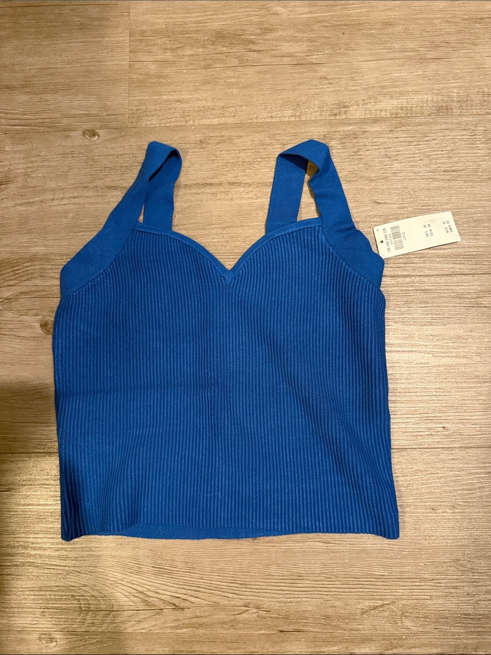 Abercrombie & Fitch Royal Blue Ribbed Tank Top